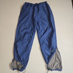 Fury Hockey Gear Insualted Blue Pants Adult Large Zip Up Leg‎ Warm Up Snow Pants